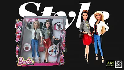 Buy Barbie Style - Style Friends Barbie & Raquelle Doll Set Dreamhouse 2014 - Nrfb • 144.95£