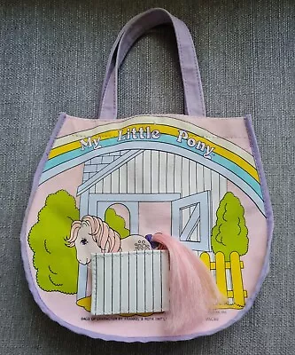 Buy Vintage My Little Pony G1 Handbag • Peachy Bag With Comb • 1983 Frankel Roth • 30£