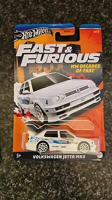Buy HOT WHEELS Fast And Furious Volkswagen Jetta Mk3 Hw Decades Of Fast. • 0.99£
