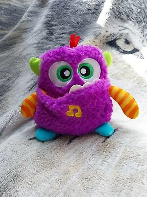 Buy Fisher Giggles & Music 7  Purple Monster Soft Toy • 7.95£