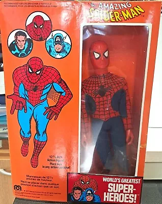 Buy Spider-man - Mego World's Greatest Superheroes - (mint In Box) • 942.44£