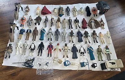 Buy 🔥Star Wars Vintage Action Figure Lot With Weapons Packs & Mini Rigs 67 Piece🔥 • 350£