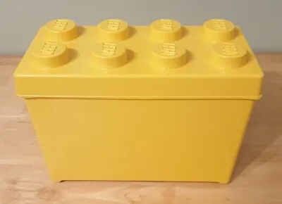 Buy 2012 Lego Large Yellow Storage Box 4x2 Studs 14 X 10 X 7  • 12.99£