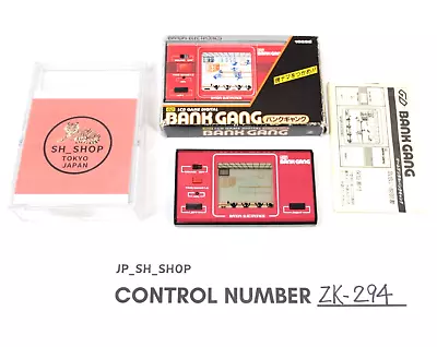 Buy BANDAI Bank Gang Vintage 1982 Handheld Game Excellent Condition With Box #294 • 97.37£