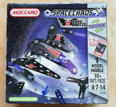 Buy Meccano 2100 B Space Chaos Dark Pirates 1 Model 30+ Pièces, New IN Its Box • 20.02£