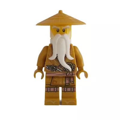 Buy Lego Wu Sensei 4002021 Pearl Gold Robe White Beard NINJAGO Minifigure • 37.75£