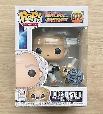 Buy Funko Pop Back To The Future Doc & Einstein #972 + Free Protector • 39.99£
