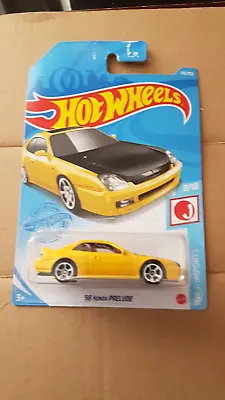Buy Hot Wheels '98 Honda Prelude Car Yellow With Black Bonnet • 3.79£