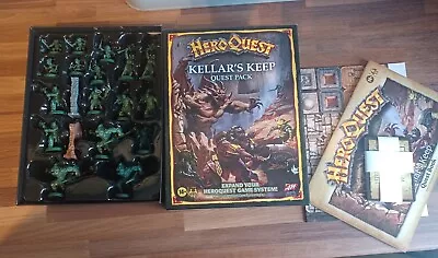 Buy Hasbro Gaming Avalon Hill HeroQuest Kellars Keep Expansion Ages 14 And Up 2-5 • 15£