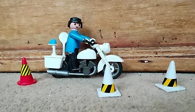 Buy Playmobil 3564 - Police Motorbike Patrol - 1991  - Vintage • 3.49£
