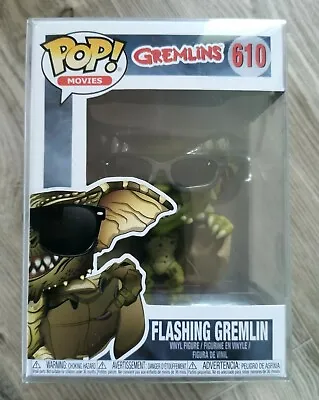Buy FLASHING GREMLIN #610 Gremlins FUNKO POP MOVIES VAULTED MINT + PROTECTOR • 28£