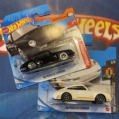 Buy Hot Wheels ‘96 Porsche Carrera Pair - 2020 & 2021 Releases - BOXED Shipping • 13.95£