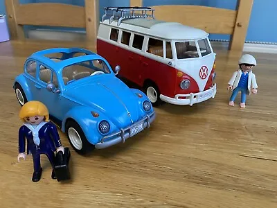 Buy Playmobil VW Beetle And Camper, Modified, Lowered, Veedub - Job Lot • 37.99£
