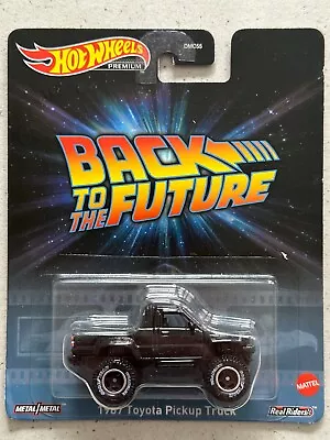 Buy 2022 Hot Wheels Premium BACK TO THE FUTURE 1987 TOYOTA PICKUP TRUCK Real Riders • 29.99£