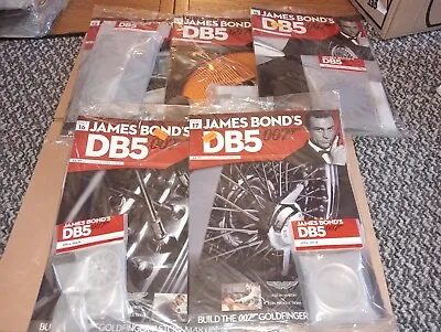 Buy #13/14/15/16/17 Sealed Eaglemoss James Bond 007 Db5(build Own 1:8)parts& Mag) • 29.95£