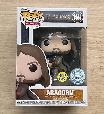 Buy Funko Pop The Lord Of The Rings Aragorn GITD #1444 + Free Protector • 34.99£