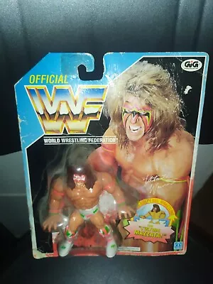 Buy Vintage Wwf Wrestling Hasbro Gig Ultimate Warrior Moc • 154.73£