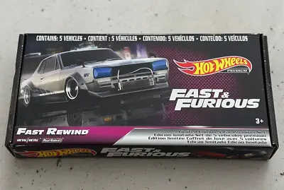 Buy 2019 Hot Wheels Premium Fast And Furious FAST REWIND BOX SET SEALED Real Riders • 159.99£