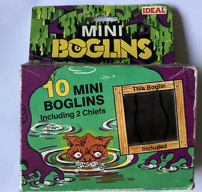 Buy Box Of 10 Plus 3 Extra Mini BOGLINS Rare Vintage, Retro, Collectors Toys • 40£