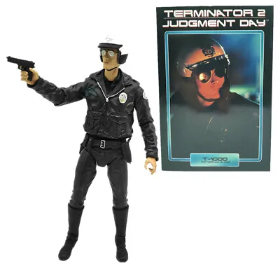 Buy Terminator 2 Ultimate Series NECA 7  Action Figure - T-1000 (Motorcycle Cop) • 33.99£