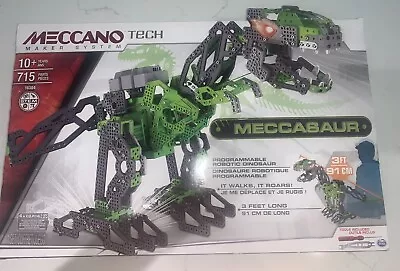 Buy Meccano Tech Meccasaur Robotic Programmable Interactive Dinosaur • 19.99£
