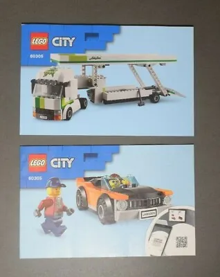 Buy Lego 60305 City Car Transporter Instruction Manual ONLY Brand New • 2.89£