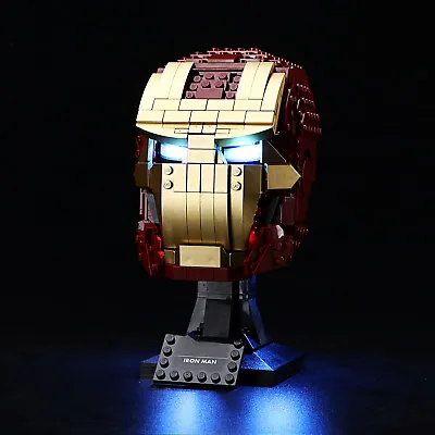 Buy LED Light Kit For LEGOs Iron Man Helmet 76165 • 22.34£