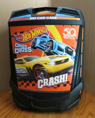 Buy Hot Wheels Rolling Car Case Criss Cross Crash 50th Anniversary 100 2018 USA • 14.17£