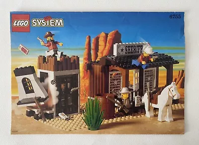 Buy Lego 6755 Sheriff's Lock-up Western Cowboys Theme Instructions Only • 8£