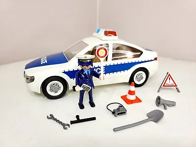 Buy Playmobil Police Patrol Car (3904) With Figure & Accessories Working Lights • 9.99£