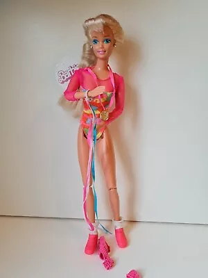 Buy Barbie Mattel Gymnast Gymnast 1993 Vintage Doll With Outfit  • 36.26£