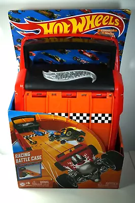 Buy HOTWHEELS Racing Battle Case Stores 20 Cars Mattel New 4 Lanes Track Connector • 34.95£