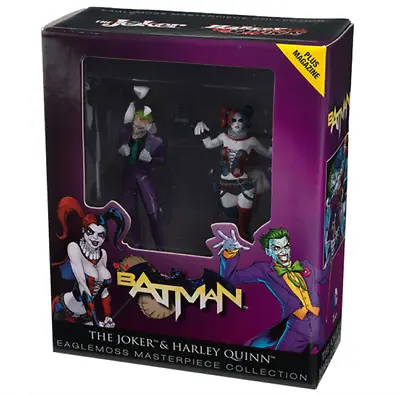 Buy Eaglemoss DC Masterpiece Collection The Joker & Harley Quinn Figurines  Magazine • 30£