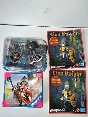 Buy Playmobil 3030 Lion Knight 5886 Knights Plus Two Lion Guards • 10£