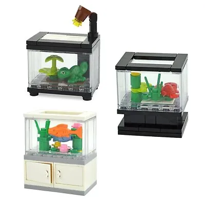 Buy House Fish Building Blocks Sets DIY Tropical Animals Tank Parts For Build Sets • 11.95£
