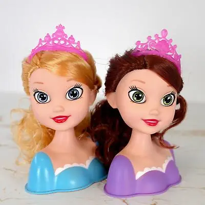 Buy Princess Styling Head BiBi Doll Hair Dressing Accessory Baby Girls Birthday Toy • 9.45£
