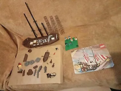 Buy Vintage Lego 6285 Manual Pirate Ship Parts & Accessories+ Figures • 59.99£