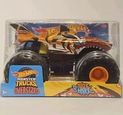 Buy Hot Wheels Tiger Shark Monster Trucks Oversized 1:24 Scale • 21.97£