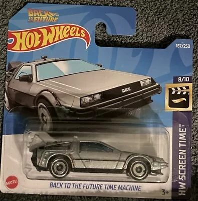 Buy Hot Wheels Back To The Future Time Machine Delorean Hw Screen Time • 20£