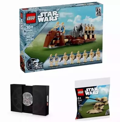 Buy NEW Lego Star Wars 40686 Trade Federation Troop Carrier + Extra May 4th Promos • 50£