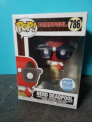 Buy Funko Pop! Marvel 786 Nerd Deadpool Funko Shop Limited Edition Exclusive Figure • 11.99£