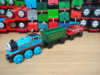 Buy Wooden Thomas, Caboose & Crovans Coal Car Thomas & Friends Tank Engine Mattel • 8.95£