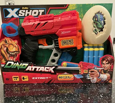 Buy 🎄X-SHOT DINOSAUR ATTACK EXTINCT DART GUN Compatible With Nerf🎁 • 4£