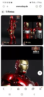 Buy Hot Toys Iron Man Mark 3 Diecast MMS256-D07 • 281.78£