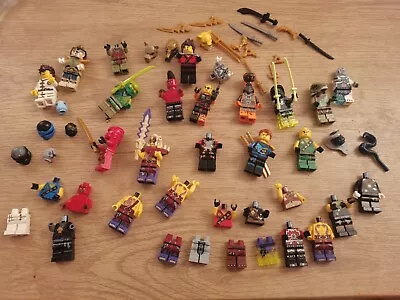 Buy Huge Bundle LEGO Ninjago, Chima Min Figure Bundles Plus Accessories, Plus Parts • 30£