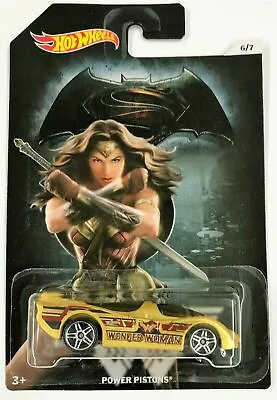 Buy Hot Wheels WONDER WOMAN POWER PISTONS 6/7 Gold MINT BATMAN V SUPERMAN • 2.25£