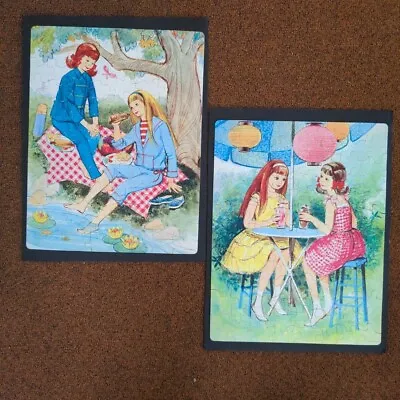 Buy Lot Of 2 Skipper And Skooter 100 Piece Jigsaw Puzzles 1965 Whitman Barbie  • 21.72£