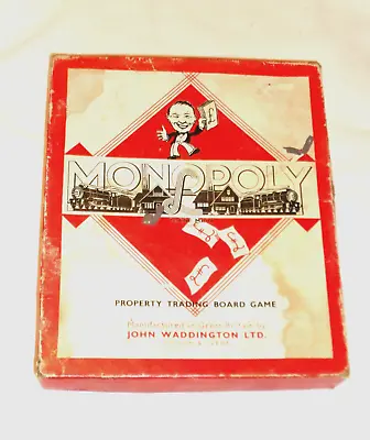 Buy Vintage Monopoly Set (British Version-London) Complete, Without Board • 10£