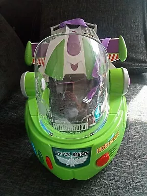 Buy Toy Story Buzz Lightyear Space Ranger Star Command Helmet Jet Pack Lights Sounds • 22.99£