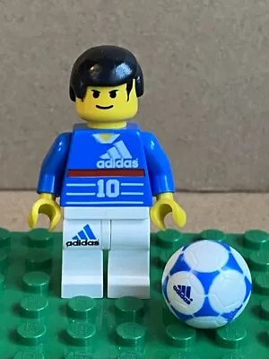 Buy Lego Minifigure Football Player Soccer Zenedine Zidane No. 10 Adidas SOC044 • 8.99£